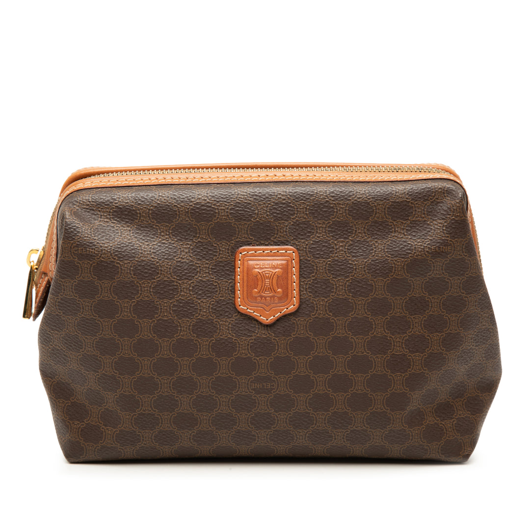 Celine Macadam Coated Toile Pochette