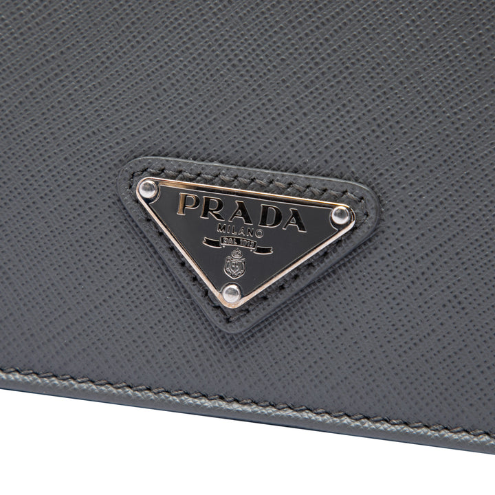 Porte-documents Saffiano Gris