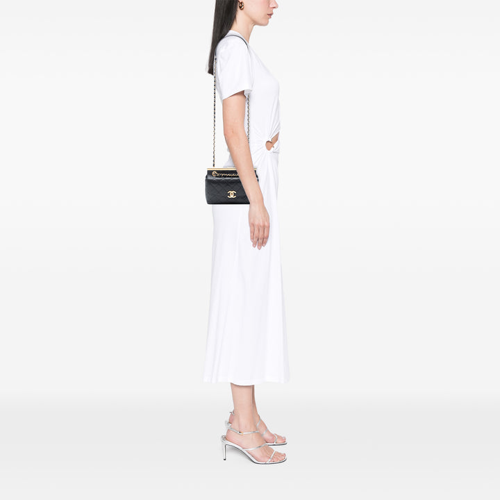 Chanel Mini CC Matelassé Cuir d’agneau à rabat