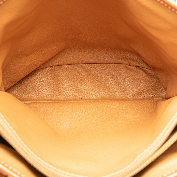 Macadam Coated Canvas Tote Brown - Gaby Paris