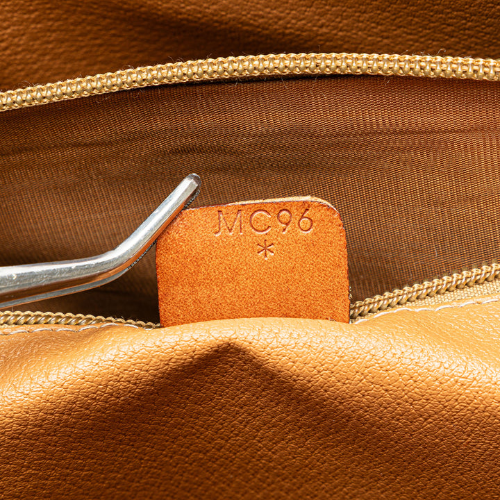 Macadam Coated Canvas Tote Brown - Gaby Paris