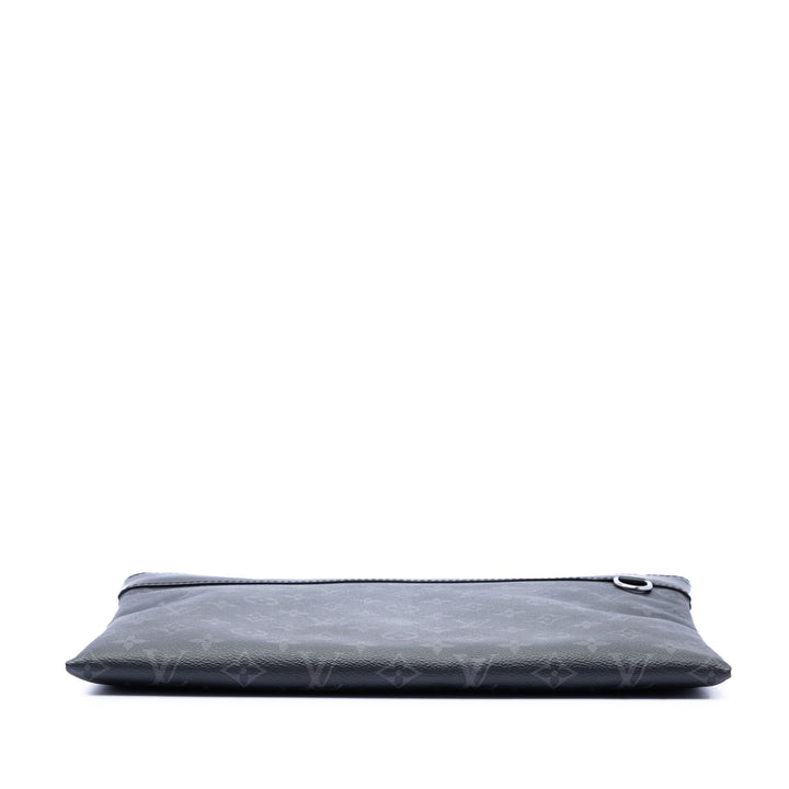 Louis Vuitton Pochette Discovery Monogram Eclipse GM Noir – vue 3 – GABY PARIS