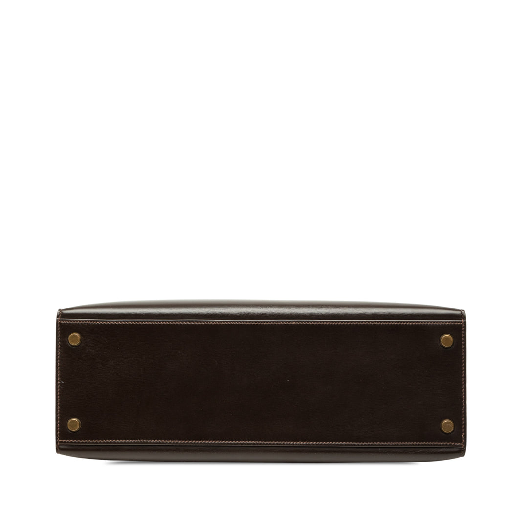 Box Veau Kelly II Sellier 32 Box Marron