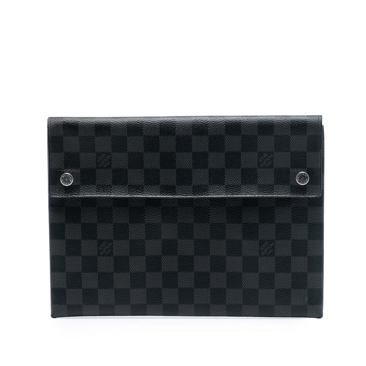 Louis Vuitton Damier Graphite Alpha Pochette GM