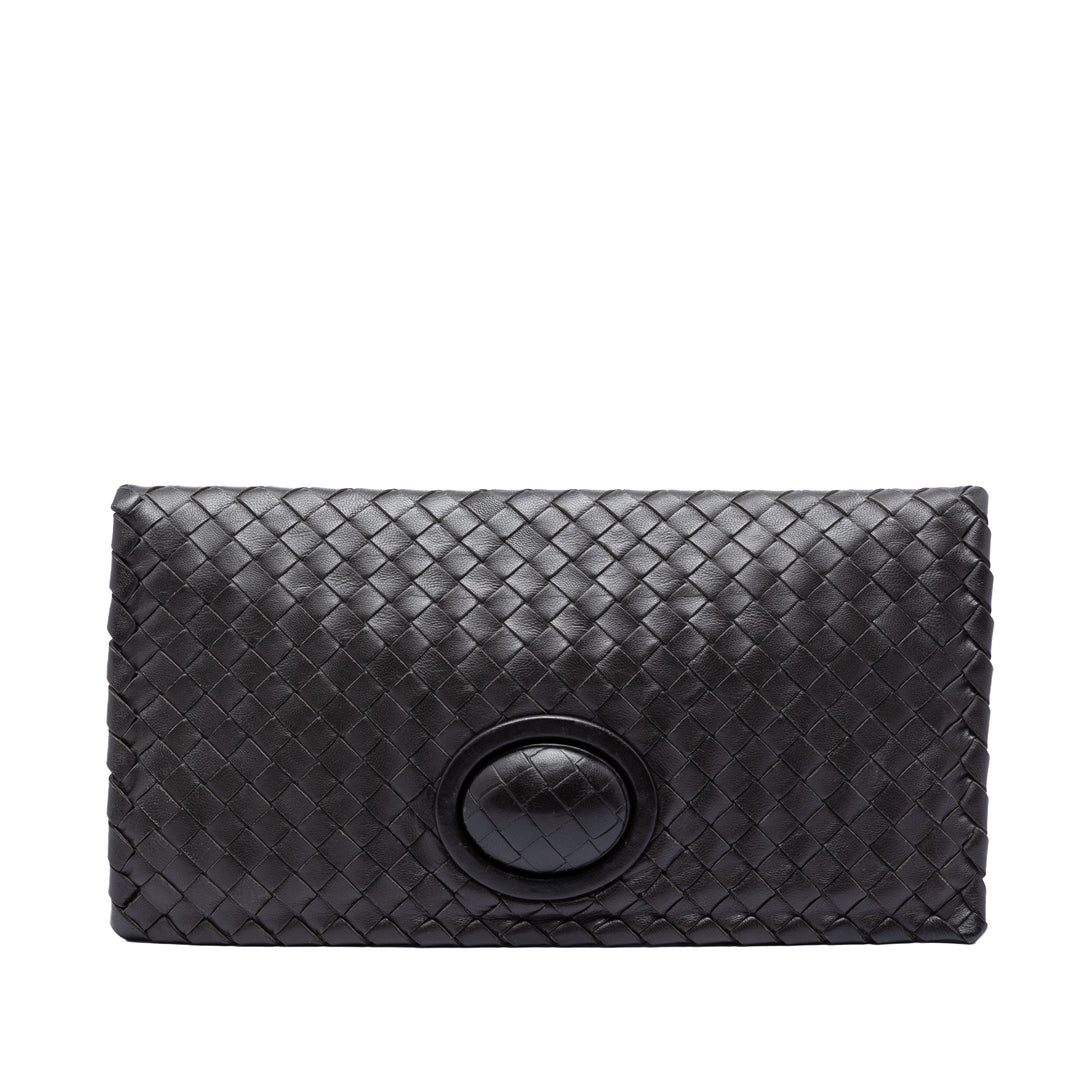 Bottega Veneta Nappa Intrecciato Turn Lock Pochette