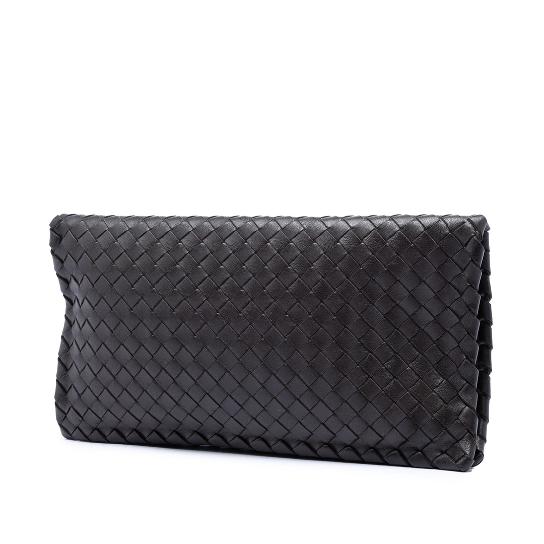 Bottega Veneta Nappa Intrecciato Turn Lock Pochette