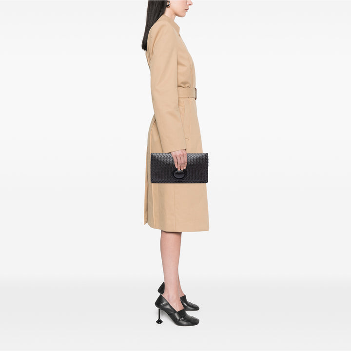 Bottega Veneta Nappa Intrecciato Turn Lock Pochette