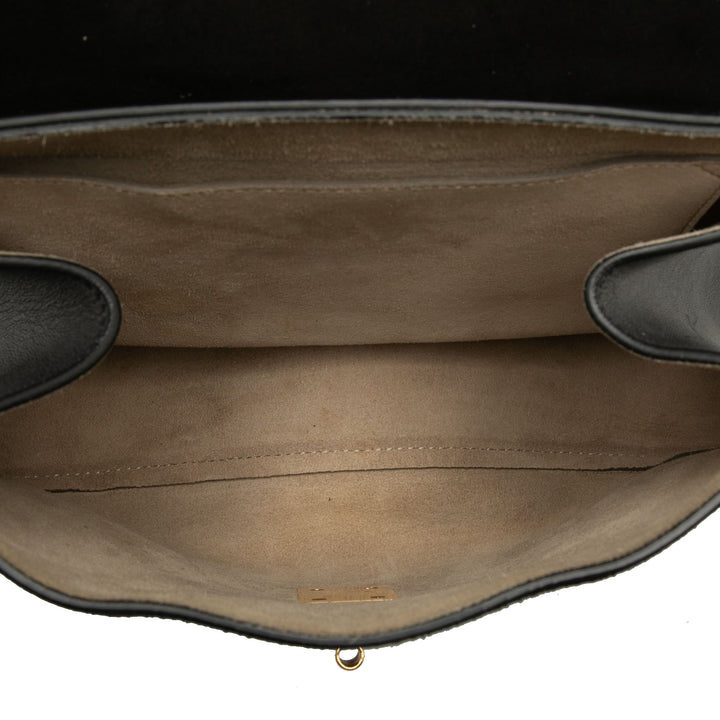 Chloé Medium Daim et Cuir de veau Drew Sac porté croisé