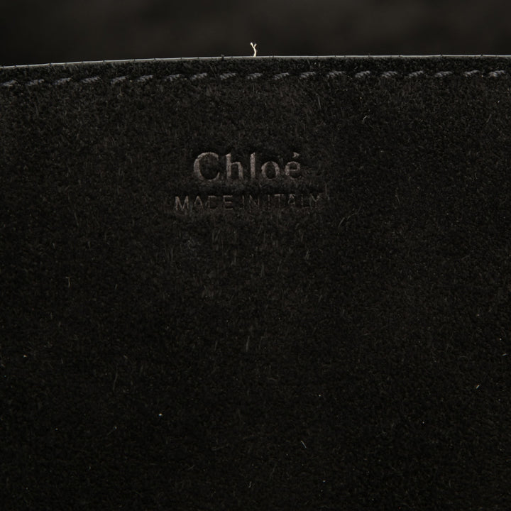 Chloé Medium Daim et Cuir de veau Drew Sac porté croisé