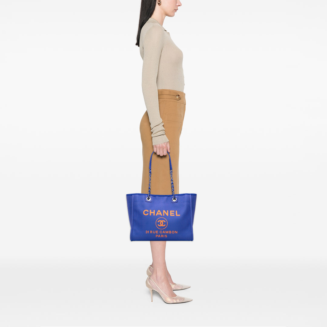 Chanel Deauville Cabas Petit Bleu