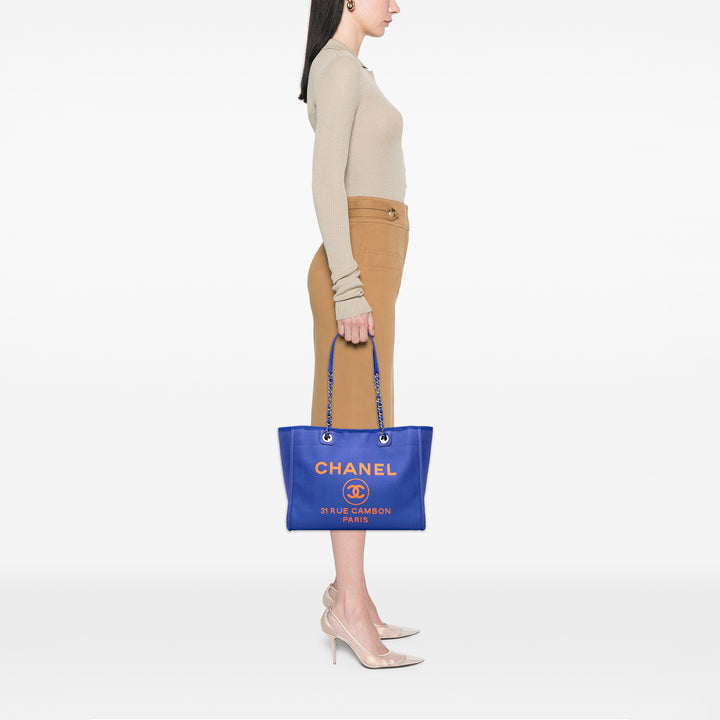 Chanel Deauville Cabas Petit Bleu