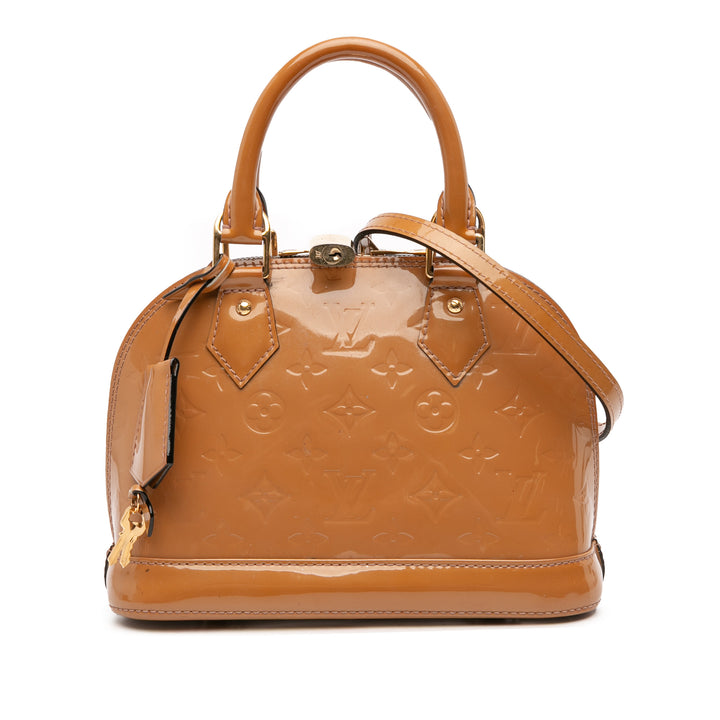 Louis Vuitton Monogram Vernis Alma BB Marron