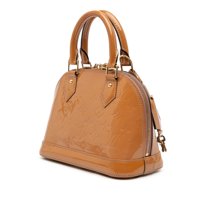 Louis Vuitton Monogram Vernis Alma BB Marron