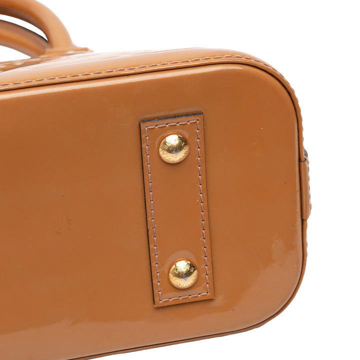 Louis Vuitton Monogram Vernis Alma BB Marron