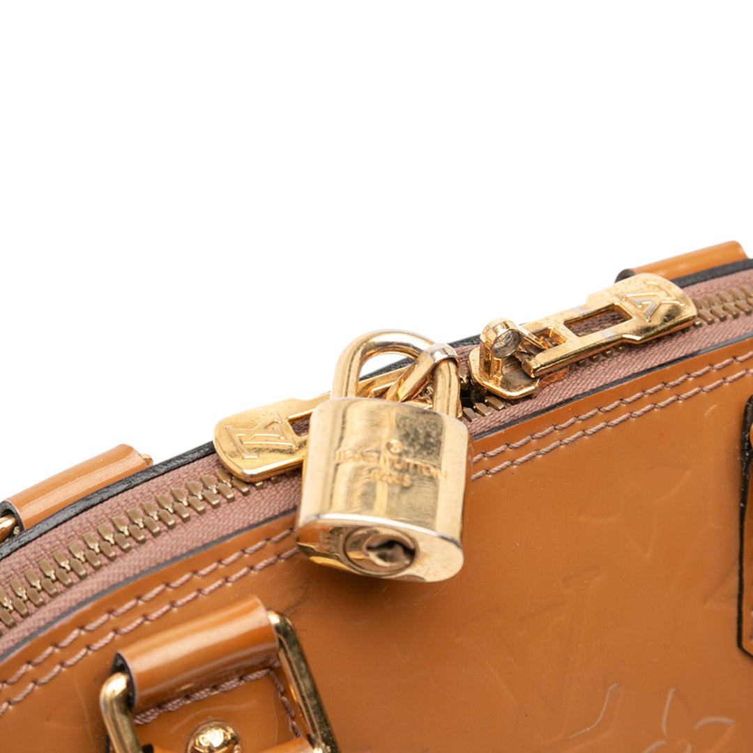 Louis Vuitton Monogram Vernis Alma BB Marron