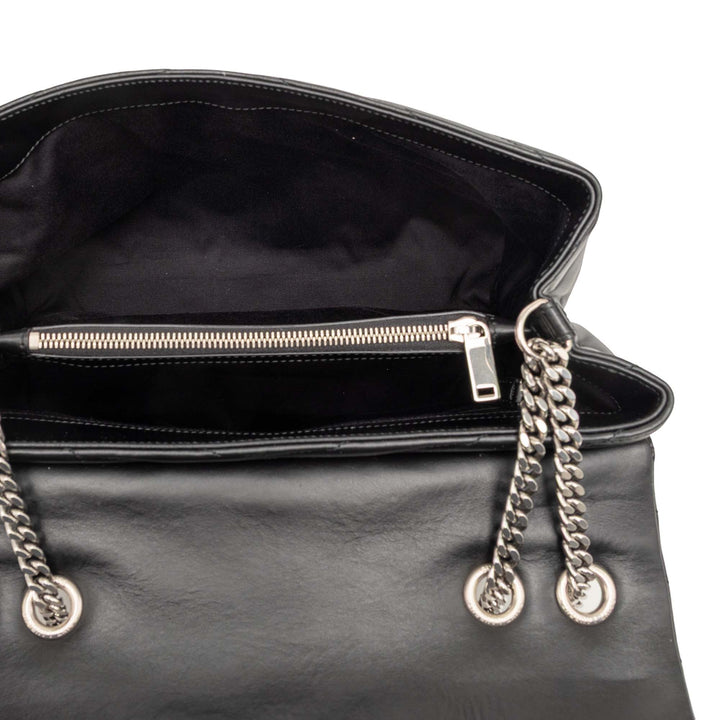 Saint Laurent Medium Matelasse Cuir de veau Monogram LouLou Sac bandoulière