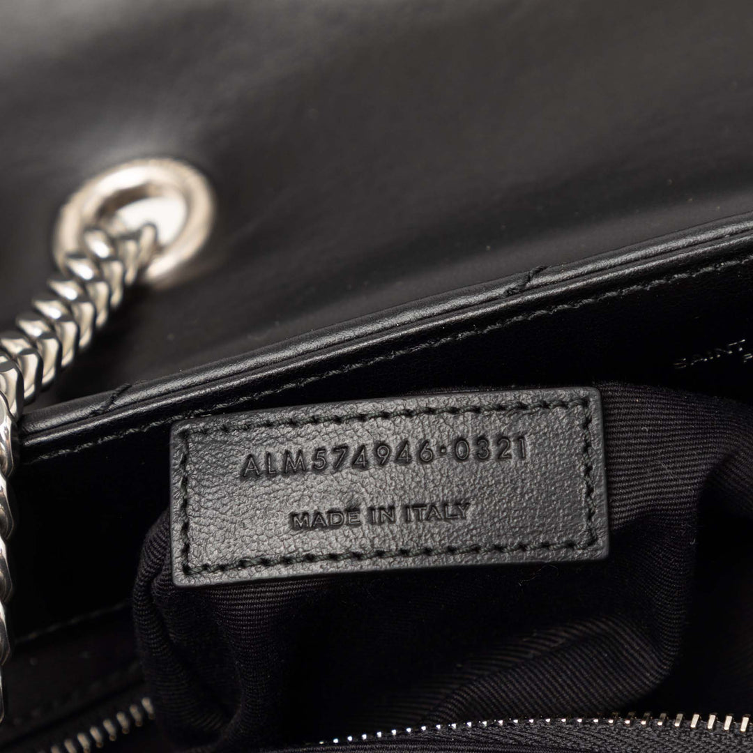 Saint Laurent Medium Matelasse Cuir de veau Monogram LouLou Sac bandoulière