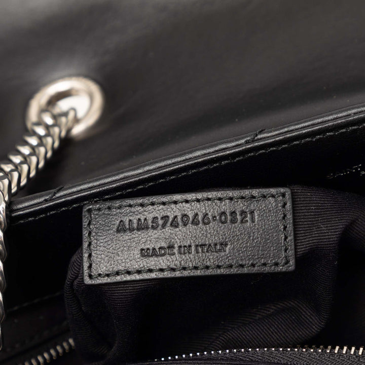 Saint Laurent Medium Matelasse Cuir de veau Monogram LouLou Sac bandoulière