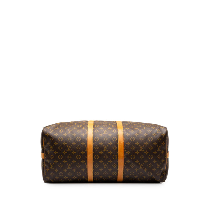 Louis Vuitton Keepall Bandouliere 55 Monogram Marron