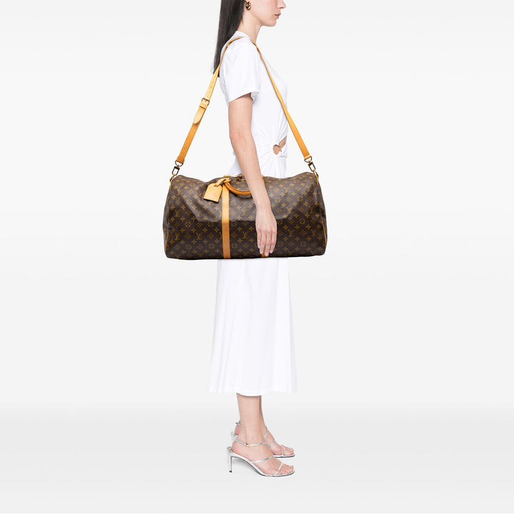 Louis Vuitton Keepall Bandouliere 55 Monogram Marron