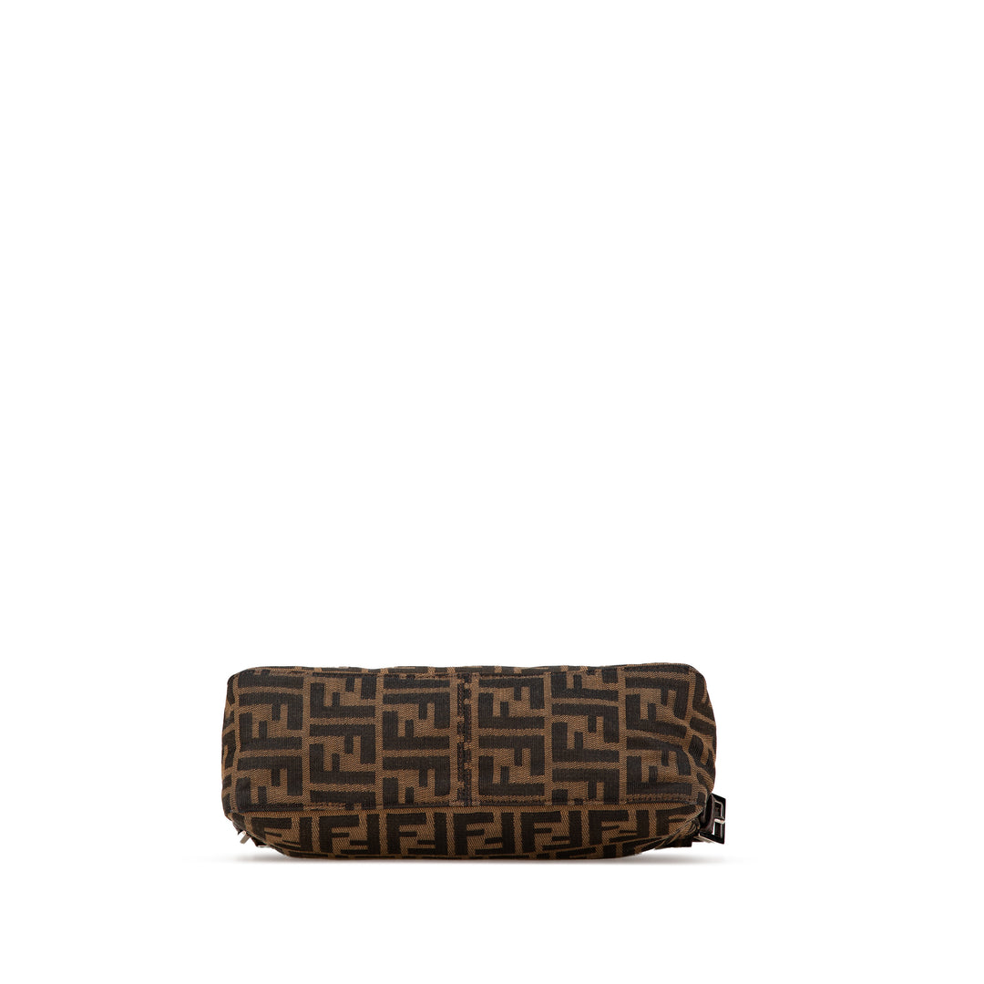 Zucca Canvas Shoulder Bag Brown - Gaby Paris