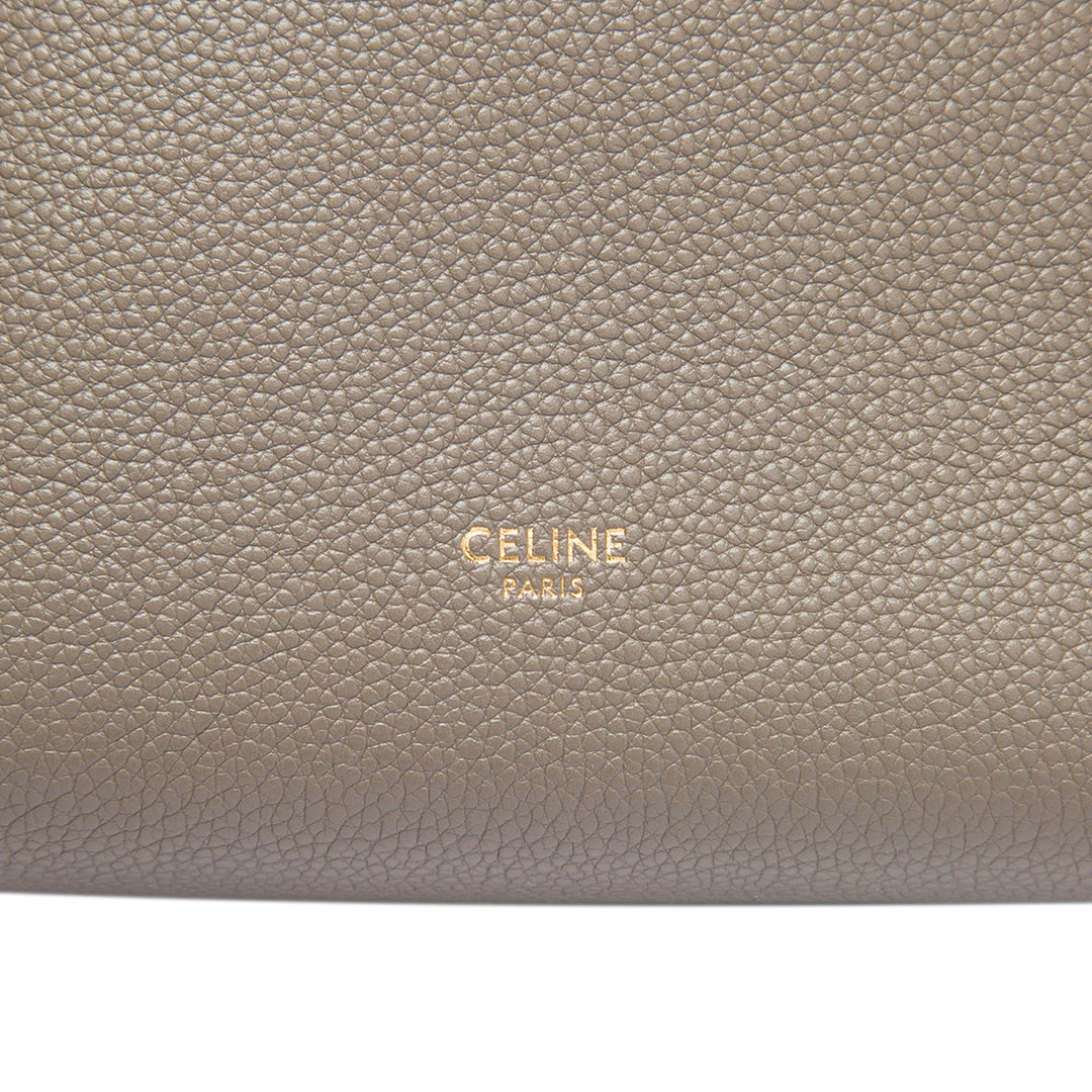 Celine Small Soft Cuir de veau grainé Seau Sangle Bucket Sac