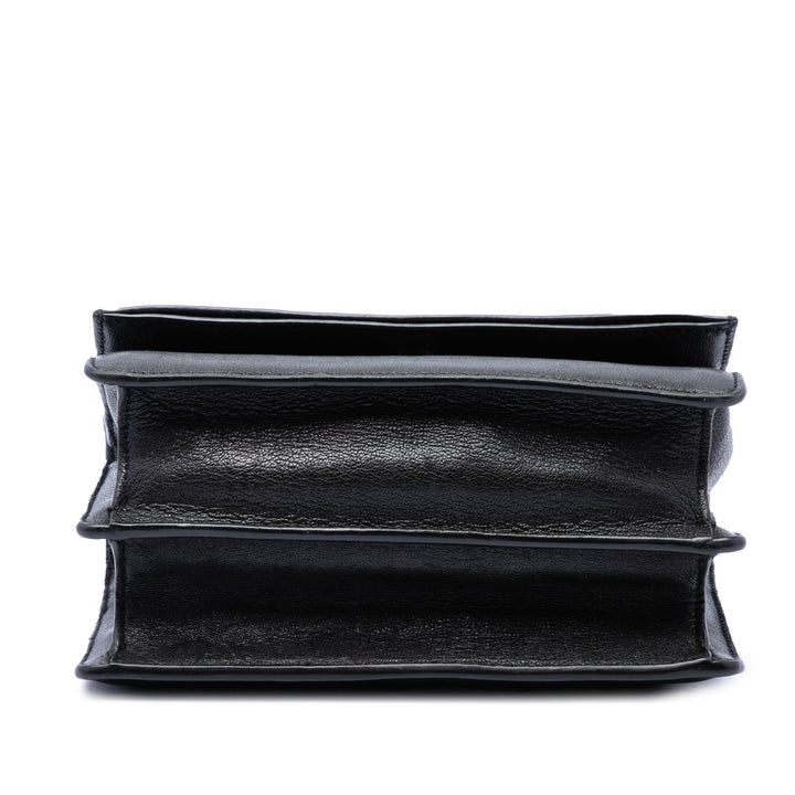 Sunset Sac Petit Cuir de veau Noir