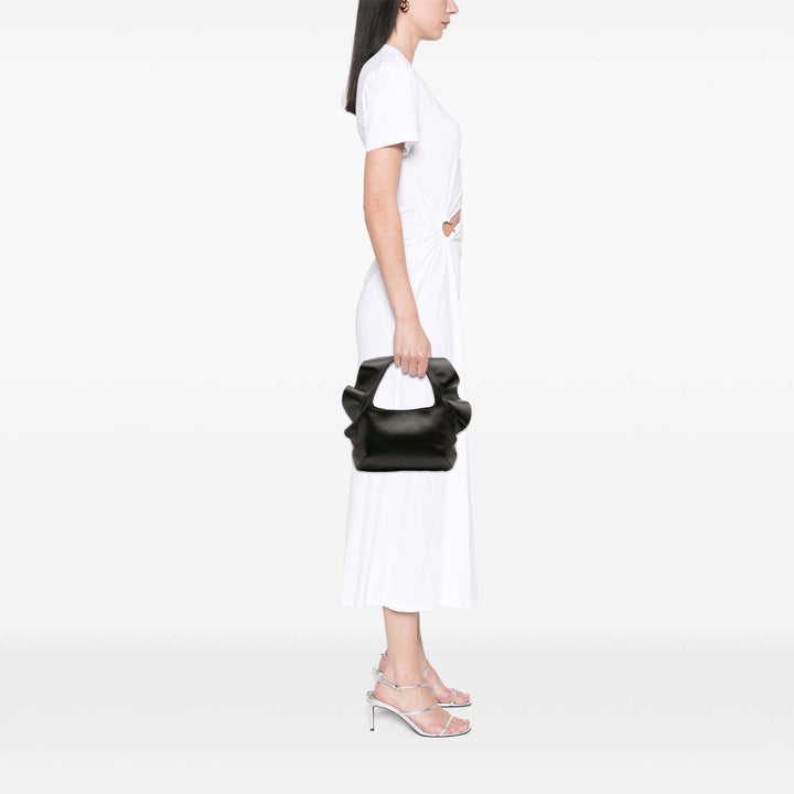 Valentino Small Nappa Atelier 04 Rouches Edition Hobo Noir – GABY PARIS Authentique