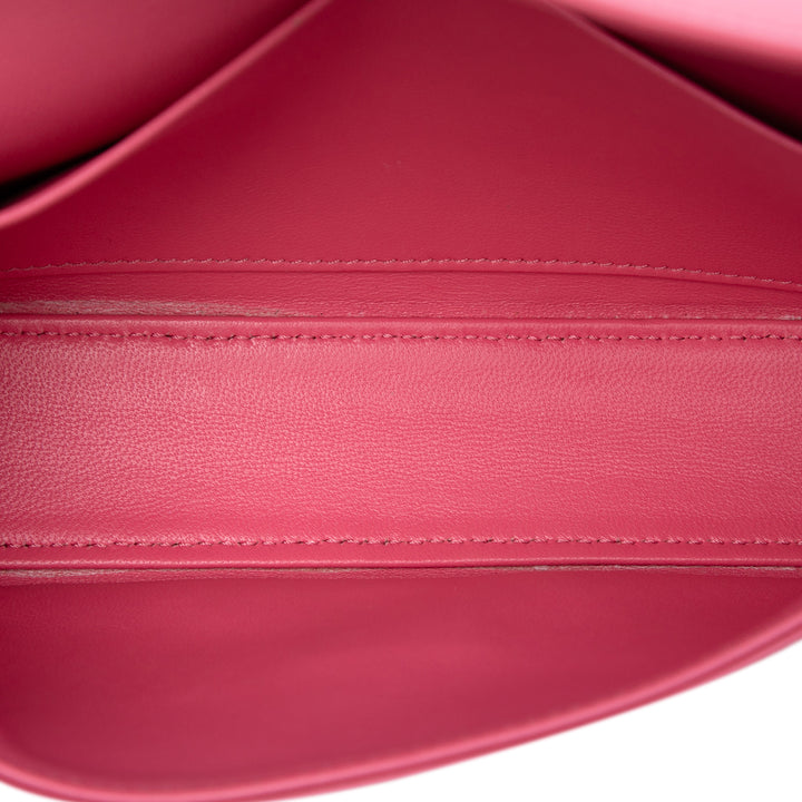brillant Claude Chaîne Sac Cuir de veau Rose
