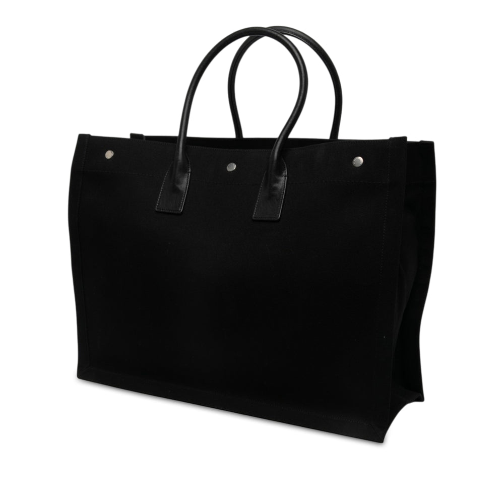 Saint Laurent Rive Gauche Cabas Grand Noir – vue 2 – GABY PARIS