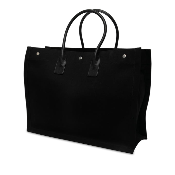 Saint Laurent Rive Gauche Cabas Grand Noir – vue 2 – GABY PARIS