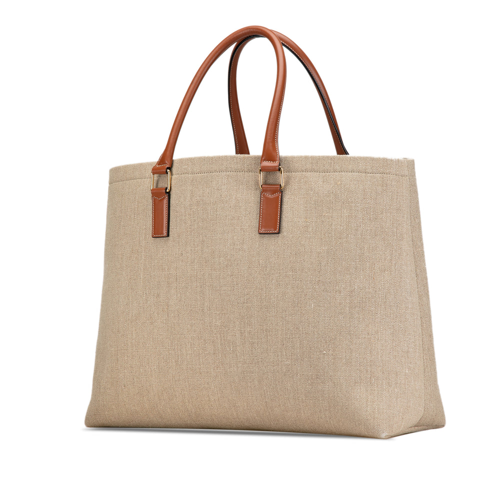 Paris Horizontal Cabas Tote Brown - Gaby Paris