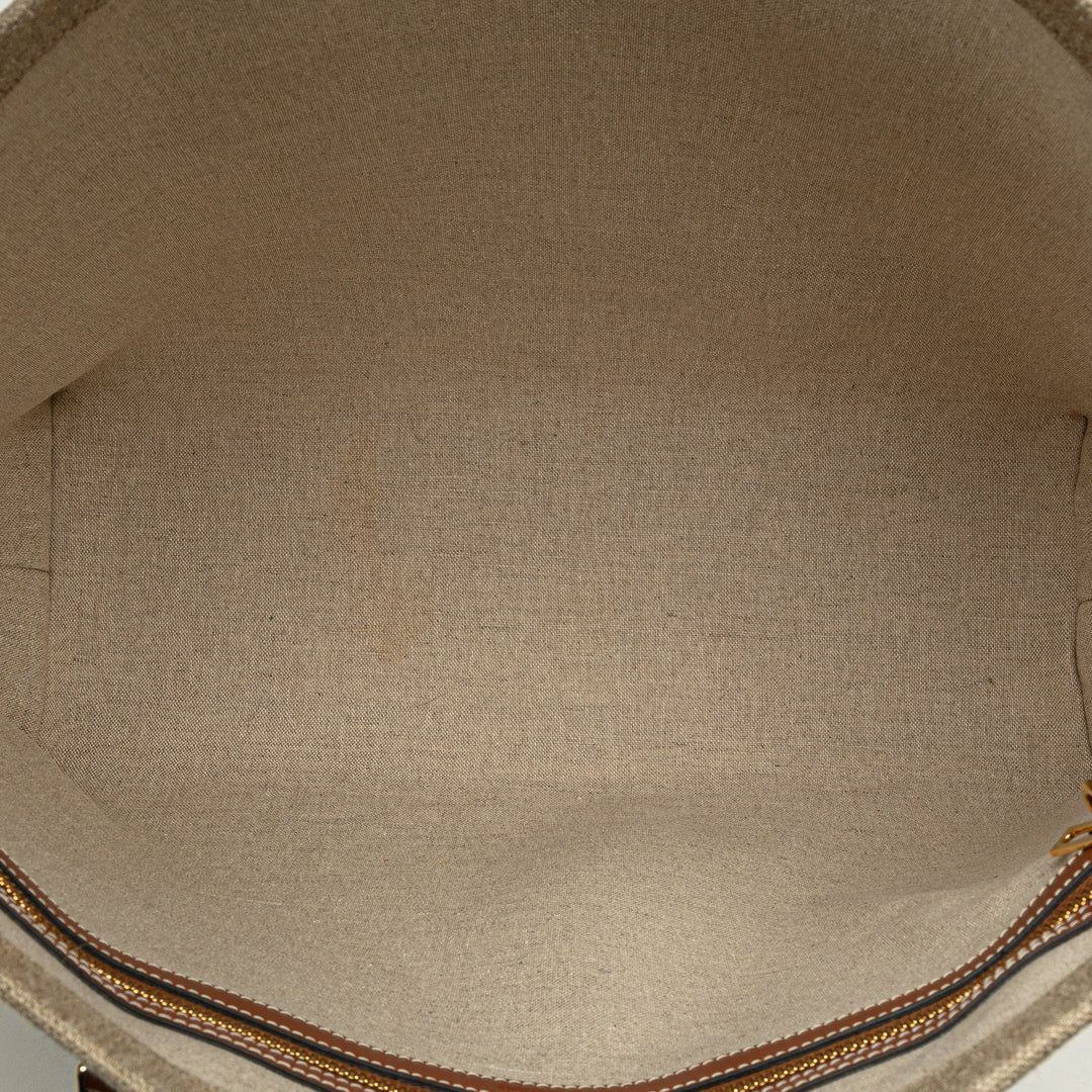 Paris Horizontal Cabas Tote Brown - Gaby Paris