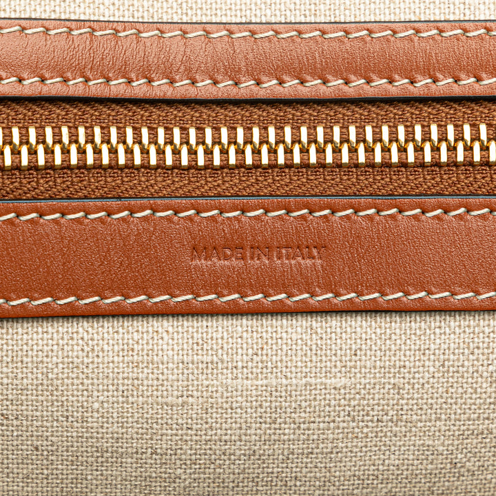Paris Horizontal Cabas Tote Brown - Gaby Paris
