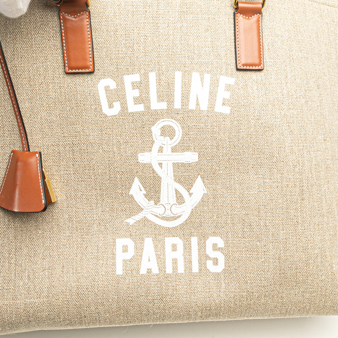 Paris Horizontal Cabas Tote Brown - Gaby Paris