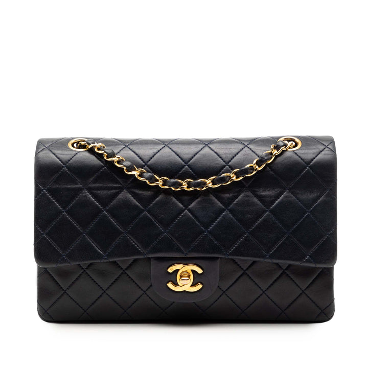 Chanel Medium Classic Cuir d’agneau Double rabat