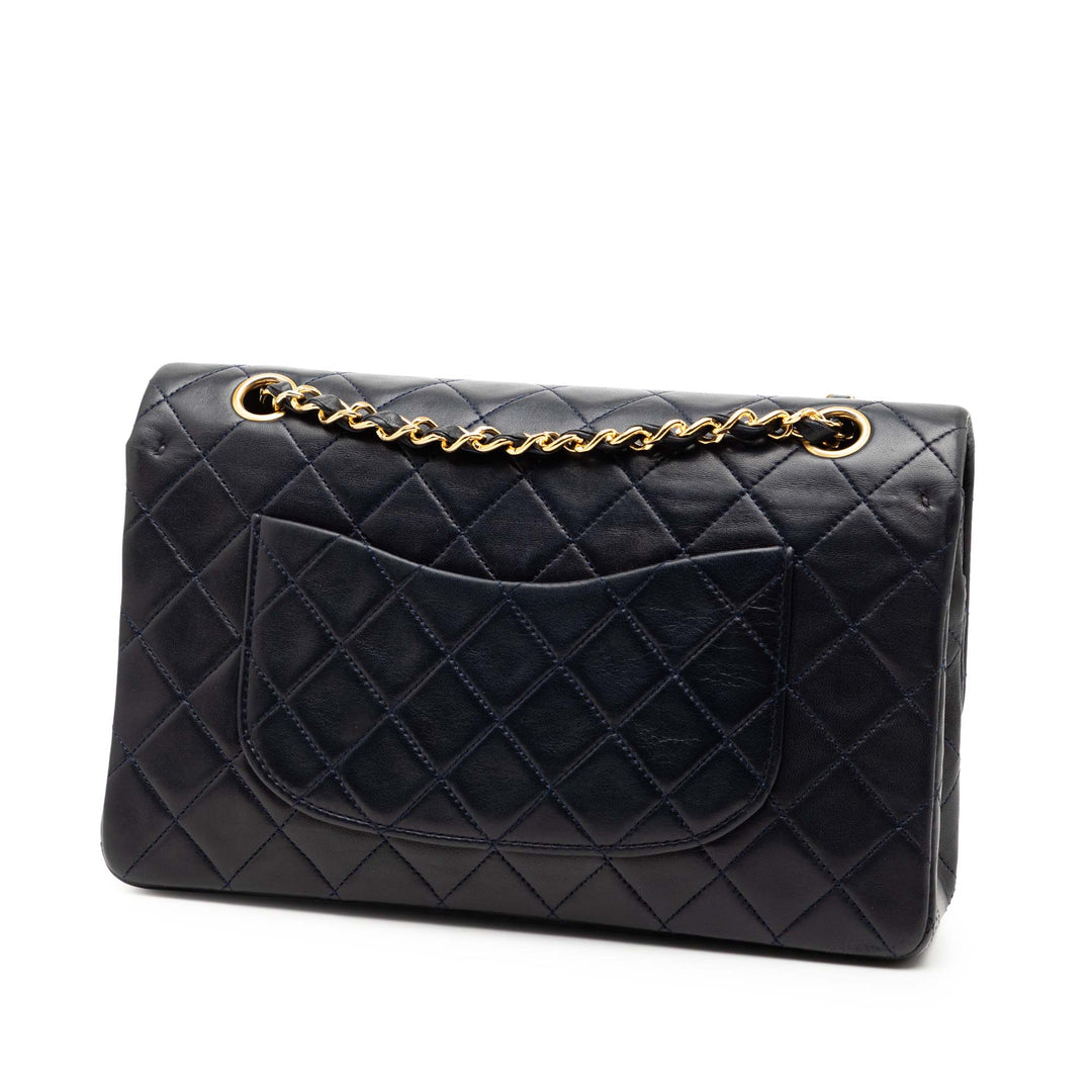 Chanel Medium Classic Cuir d’agneau Double rabat