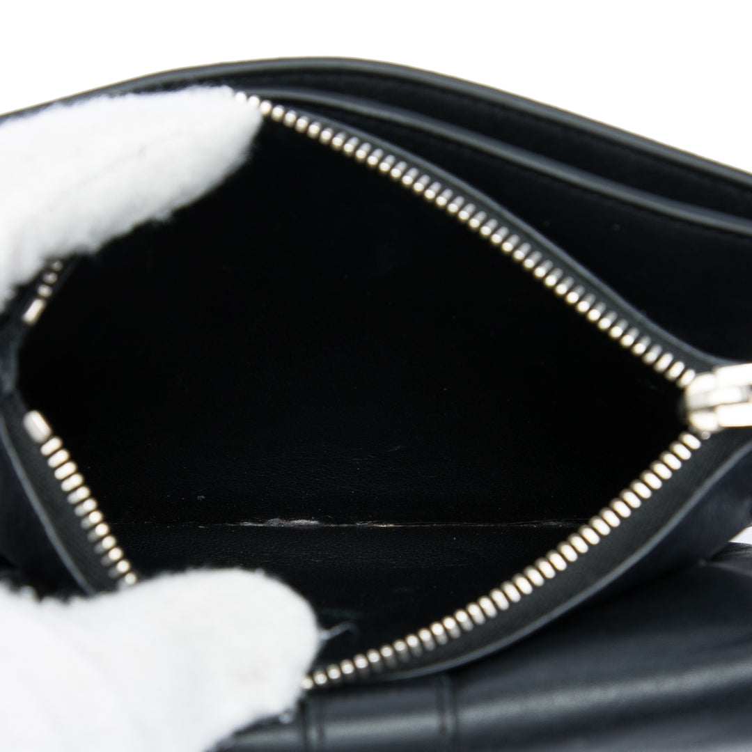 Saint Laurent Cuir de veau Monogram Tri Pocket Sac porté croisé