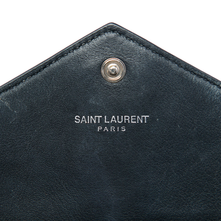 Saint Laurent Cuir de veau Monogram Tri Pocket Sac porté croisé