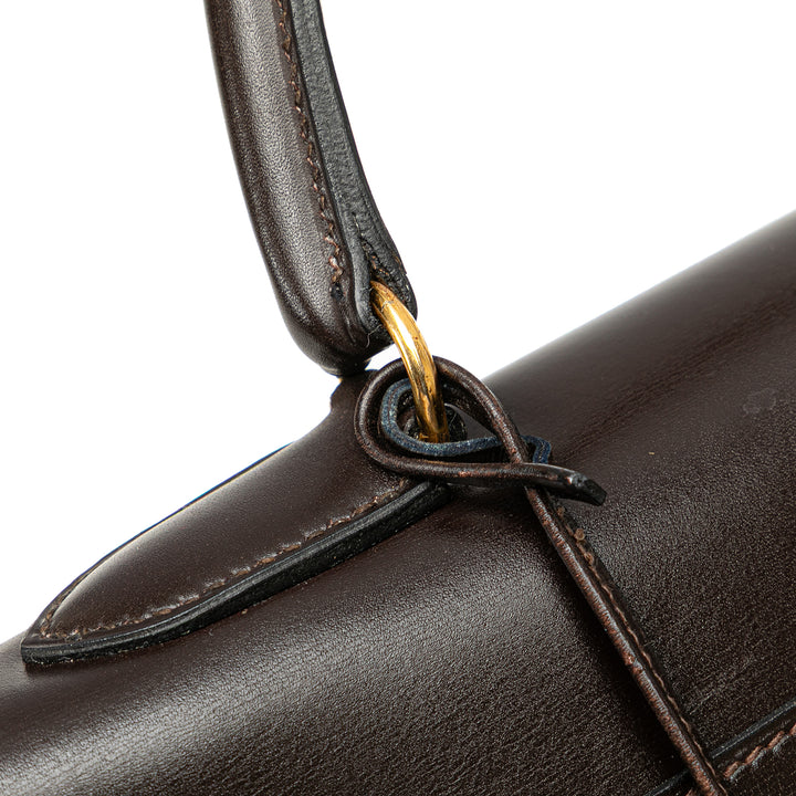 Box Calf Kelly Retourne 35 Brown - Gaby Paris