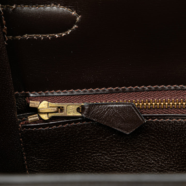 Box Calf Kelly Retourne 35 Brown - Gaby Paris