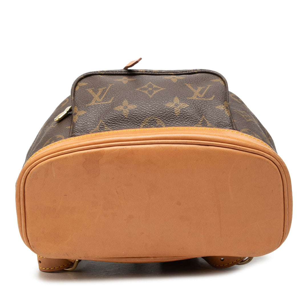 Louis Vuitton Montsouris Mini Monogram Marron – vue 3 – GABY PARIS