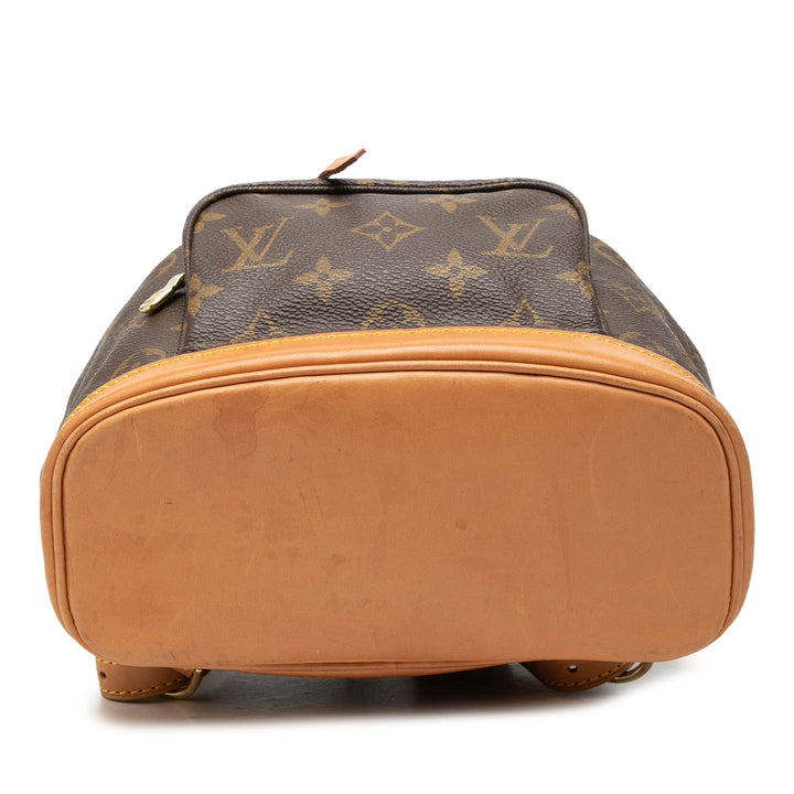 Louis Vuitton Montsouris Mini Monogram Marron – vue 3 – GABY PARIS