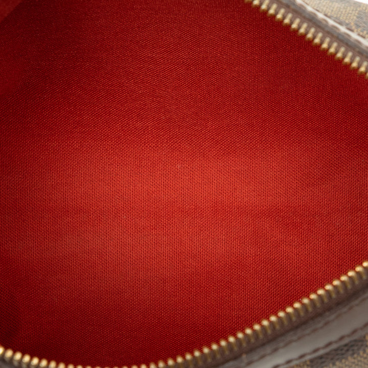 Louis Vuitton Sac porté épaule Illovo Damier Ébène PM Marron – vue 4 – GABY PARIS