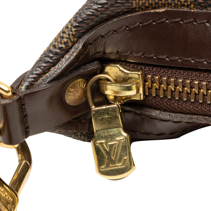 Louis Vuitton Sac porté épaule Illovo Damier Ébène PM Marron – vue 6 – GABY PARIS