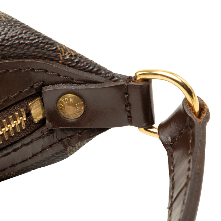Louis Vuitton Sac porté épaule Illovo Damier Ébène PM Marron – vue 7 – GABY PARIS