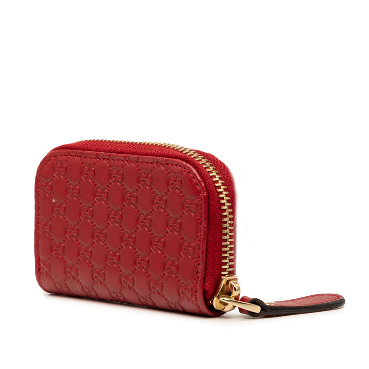 Gucci Microguccissima Zip Around Coin Purse