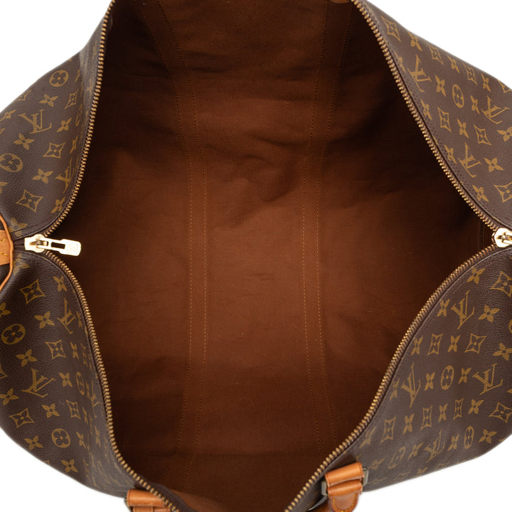Louis Vuitton Keepall 60 Monogram Marron – vue 4 – GABY PARIS