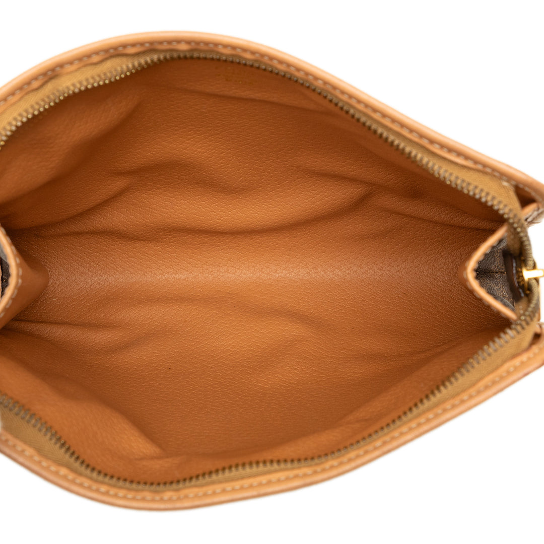 Celine Macadam Pochette Toile enduite Marron – vue 4 – GABY PARIS