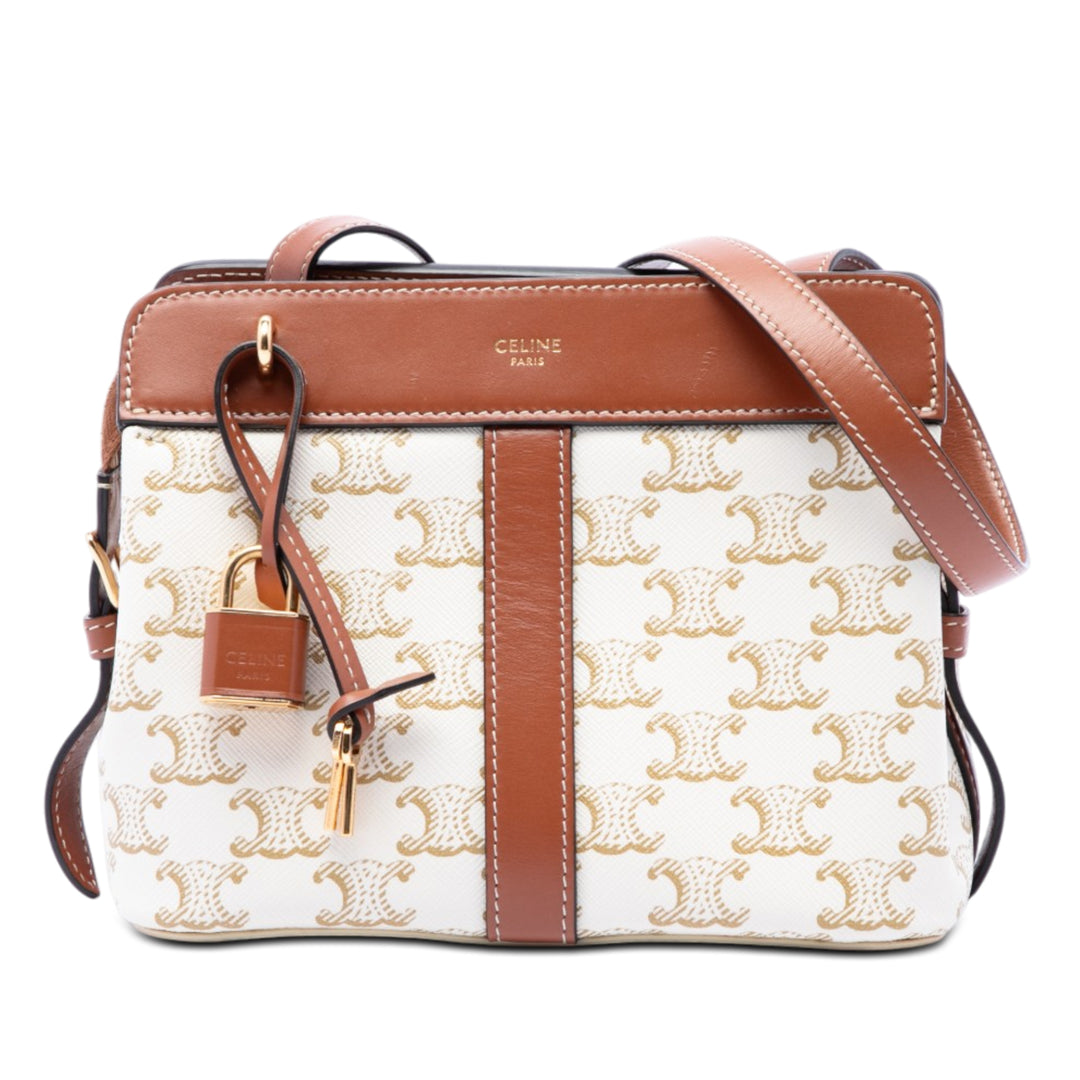 Celine Triomphe Cabas De France Sac Teen Toile Triomphe enduite